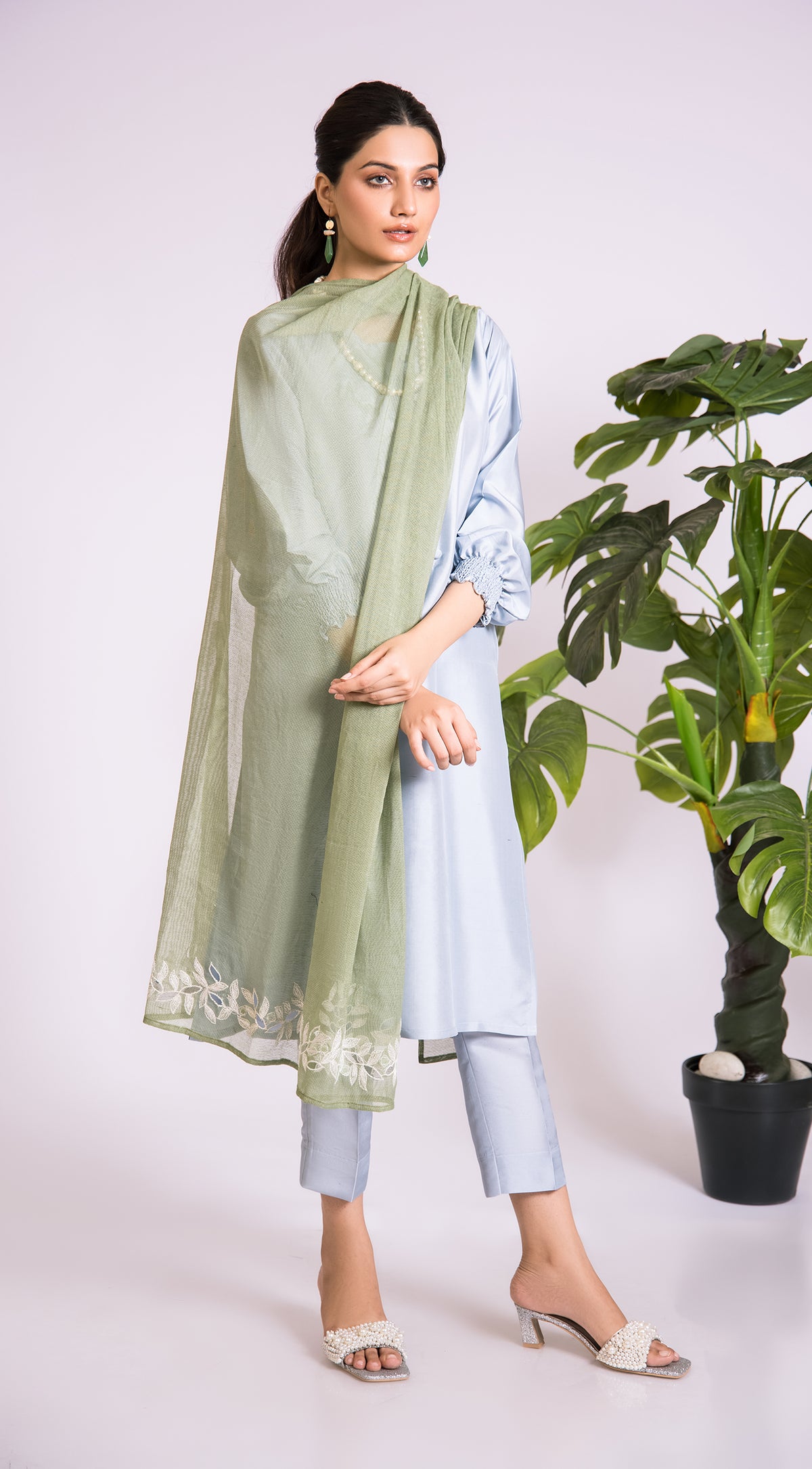 Cut Work Dupatta